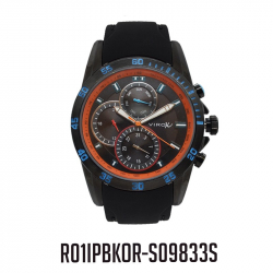 RELOJ VIROX ANÁLOGO MULTIFUNCIONAL NEGRO/NARANJA