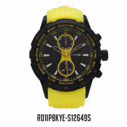 RELOJ VIROX ANALOGO MULTIFUNCIONAL HOMBRE AMARILLO