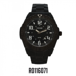 RELOJ VIROX HOMBRE ANÁLOGO CALENDARIO PAVONADO