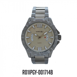RELOJ VIROX CALENDARIO VERTICAL HBRE PLATEADO R01IPGY-001714B