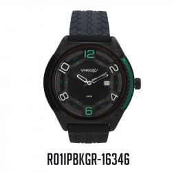 RELOJ VIROX METAL Y PLASTICO NUMEROS EN ALTO RELIEVE VERDE