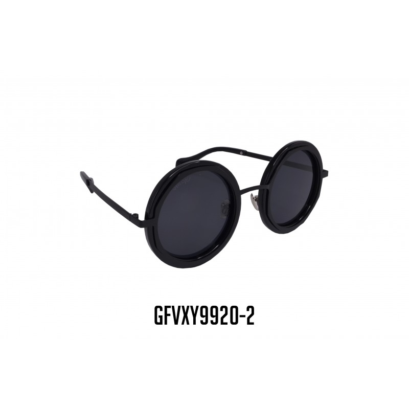GAFAS VIROX CIRCULAR MARCO Y LENTE NEGRO GFVXY9920-2