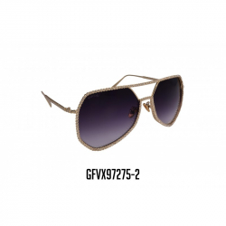 GAFAS VIROX MARCO CON PIEDRAS LENTE NEGRO GFVX97275-2