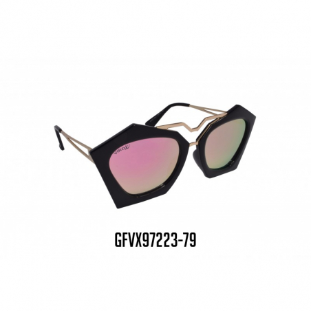 GAFAS VIROX MARCO TIPO ESTRELLA NEGRO LENTE ROSA GFVX97223-79