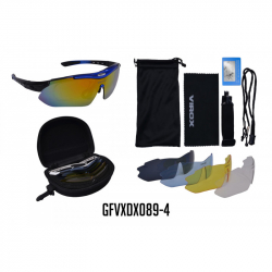 GAFAS VIROX DEPORTIVAS AZUL CON ACCESORIOS GFVXDX089-4