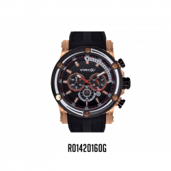 RELOJ VIROX EN ACERO CRONÓGRAFO DE HOMBRE NEGRO