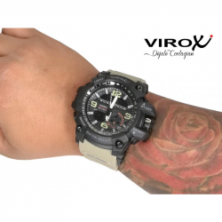 RELOJ VIROX TWINSENSOR ANÁLOGO/DIGITAL VERDE MILITAR