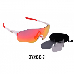 GAFA VIROX DOS LENTES ADICIONALES BLANCO/ROJO GFVX9313-71