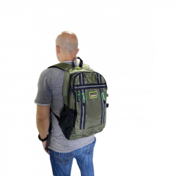 MORRAL VIROX VERDE MILITAR M01MR1525-63 GRANDE 3 CIERRES