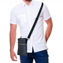 MANOS LIBRES VIROX RECTANGULAR CON BANDA REFLECTIVA GRIS