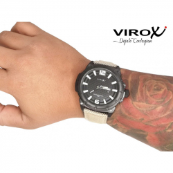 RELOJ VIROX PULSO ADICIONAL LONA-SILICONA