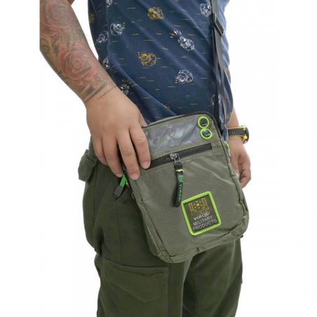 MANOS LIBRES VIROX HOMBRE VERDE MILITAR