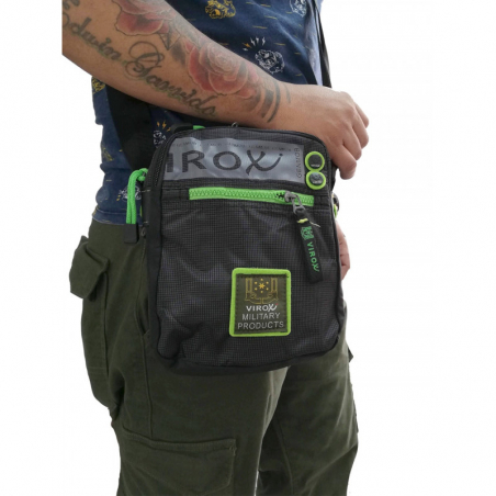 MANOS LIBRES VIROX HOMBRE NEGRO-VERDE