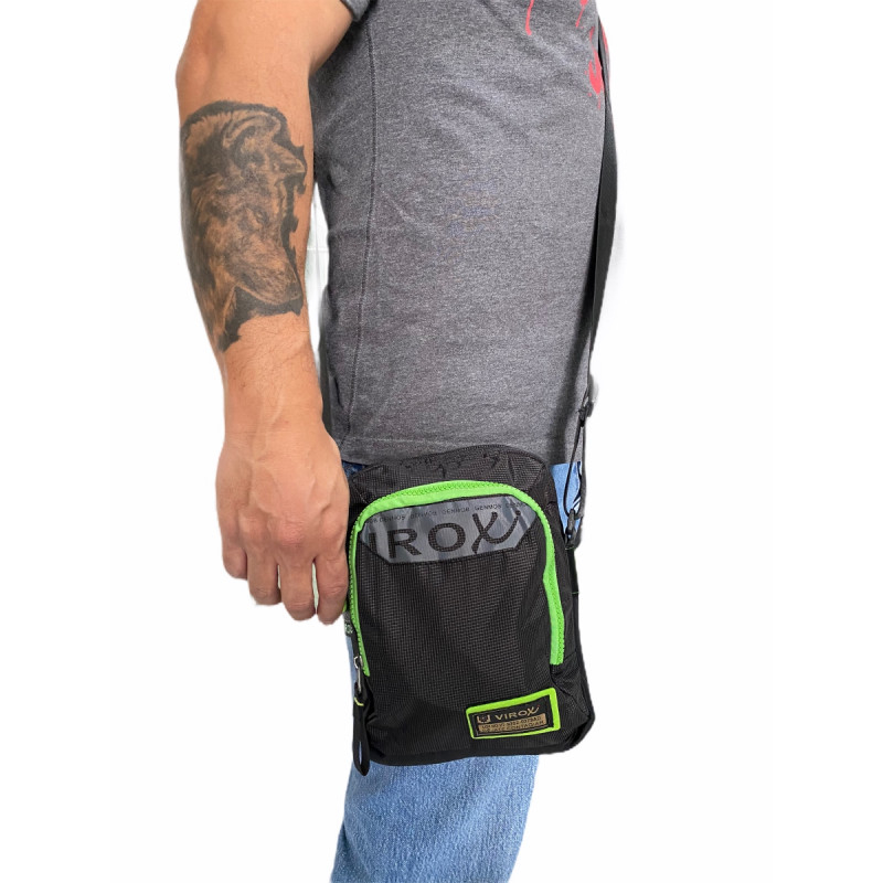 MANOS LIBRES VIROX HOMBRE NEGRO-VERDE