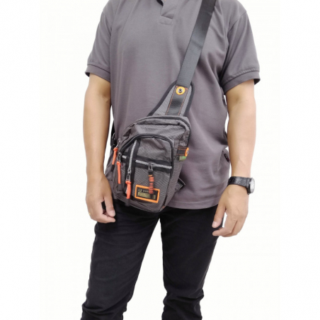 MANOS LIBRES VIROX HOMBRE GRIS-NARANJA