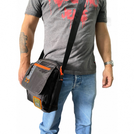 MANOS LIBRES VIROX HOMBRE GENMOB NEGRO-NARANJA