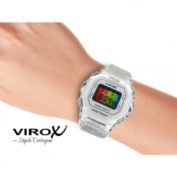 RELOJ VIROX DE DAMA DIGITAL CUADRADO TRANSPARENTE