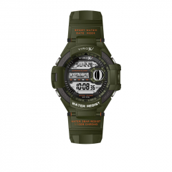 RELOJ VIROX CHRONE ANALOGO/DIGITAL VERDE MILITAR PULSO ADICIONAL