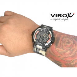 RELOJ VIROX JUNIOR-UNISEX CHIMER PULSO ADICIONAL CAMUFLADO KAKHI