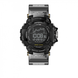 RELOJ VIROX DIGITAL DE HOMBRE DEPORTIVO PULSO ADICIONAL GRIS