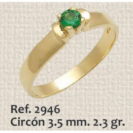 ANILLO DE COMPROMISO CIRCON...