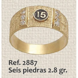 ANILLO PARA 15 AÑOS, DE 6...