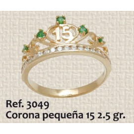 ANILLO DE 15 AÑOS, CORONA...