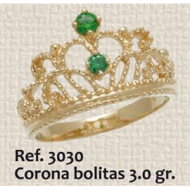 ANILLO DE 15 AÑOS, CORONA...