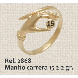 ANILLO DE 15 AÑOS, MANITO...