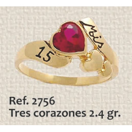 ANILLO DE 15 AÑOS, TRES...