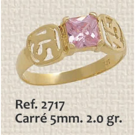 ANILLO DE 15 AÑOS, CARRÉ...