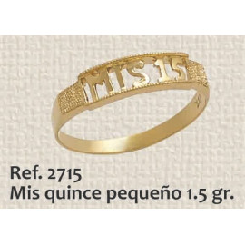 ANILLO DE 15 AÑOS, MIS...