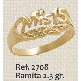 ANILLO DE 15 AÑOS, RAMITA...