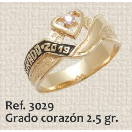 ANILLO DE GRADO CORAZON DE...