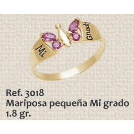 ANILLO DE GRADO MARIPOSA...