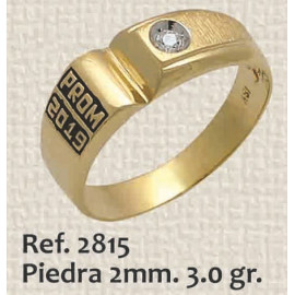 ANILLO DE GRADO PIEDRA DE 2...