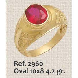 ANILLO PARA DAMA OVAL 10X8...