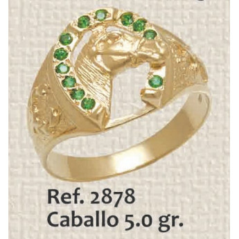 Anillos de oro para hombre herradura best sale