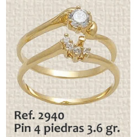 ANILLO DE DAMA PIN 4...