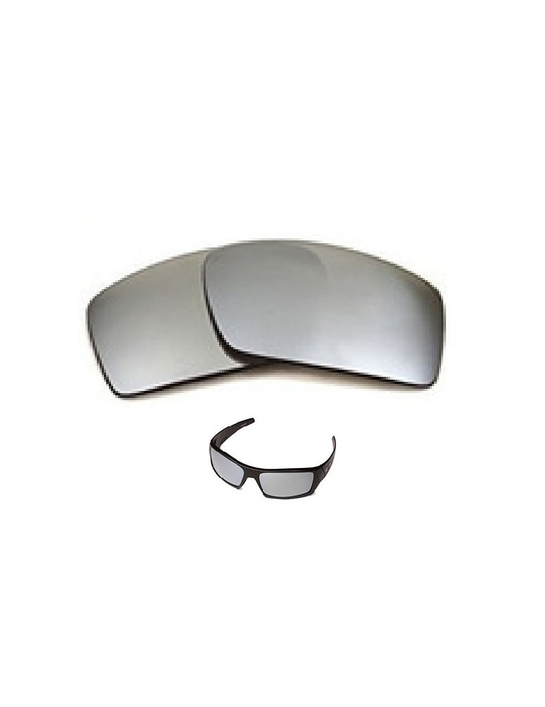 LENTES DE REPUESTOS PARA GAFAS DE SOL OAKLEY GASCAN PLATEADO